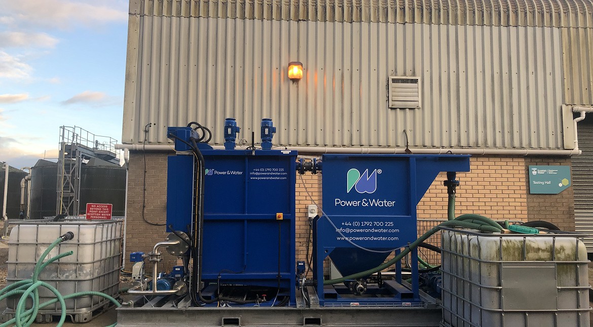 P&W TRIALS AT SCOTTISH WATER'S DEVELOPMENT CENTRE