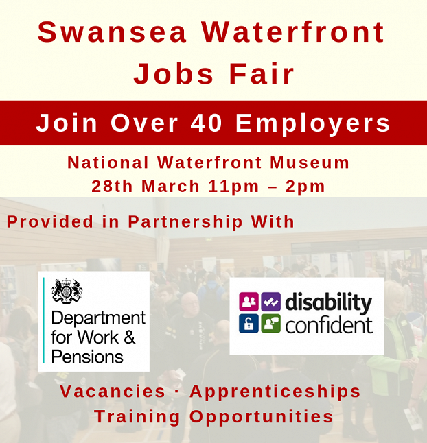 VISIT THE SWANSEA WATERFRONT JOBS FAIR 2019